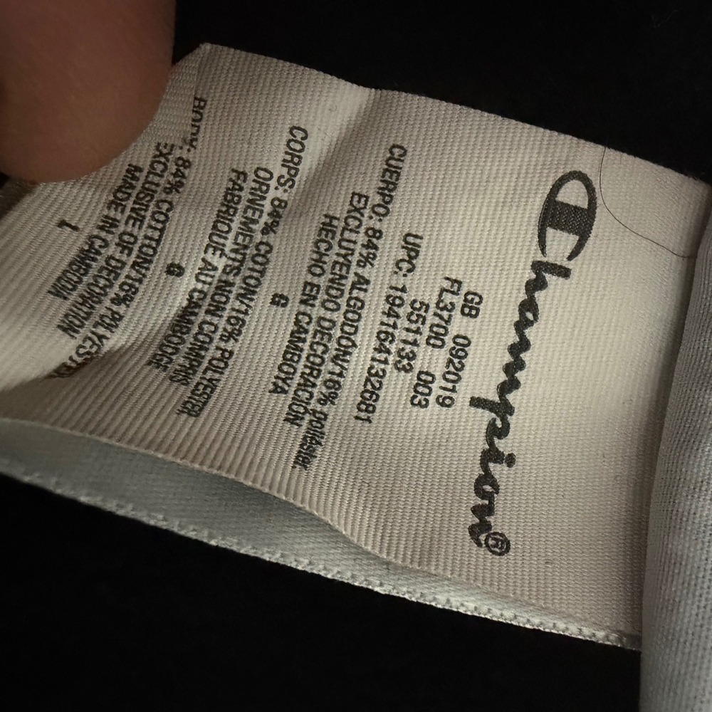 Champion Sweatpants Mens Large Black Coca-Cola Reverse Weave Joggers Graphic - Picture 3 of 12